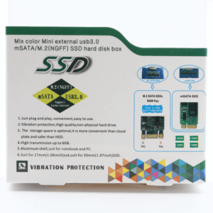 Adapter m.2 SSD na USB crni