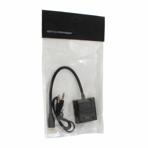 Adapter Micro HDMI na VGA Z + audio JWD-HDMI1 - Image 4
