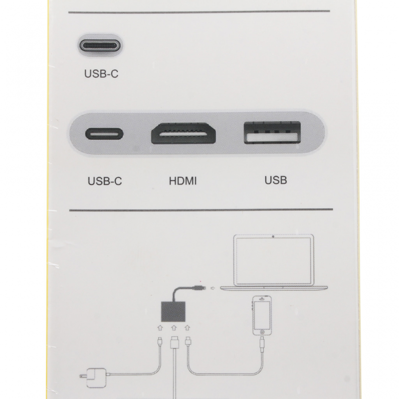 Adapter Type C na Digital AV multiport 3u1