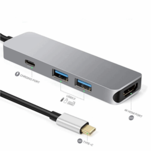 Adapter Type C na HDMI 2xUSB 3.0 type C 4u1