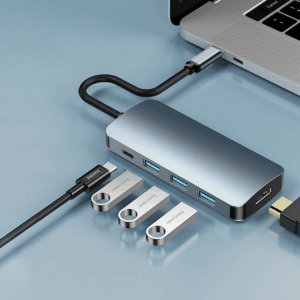 Adapter Type C na HDMI 3xUSB 3.0 type C 5u1