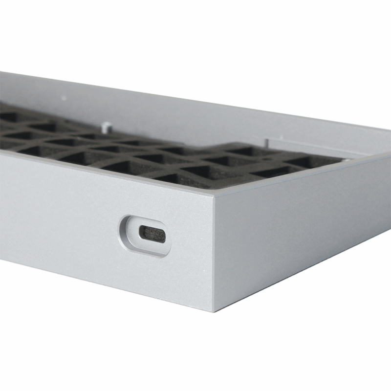 Aluminijumsko kuciste za Tastatura Mehanicka Gaming Fantech MK857 RGB Maxfit61 srebrno