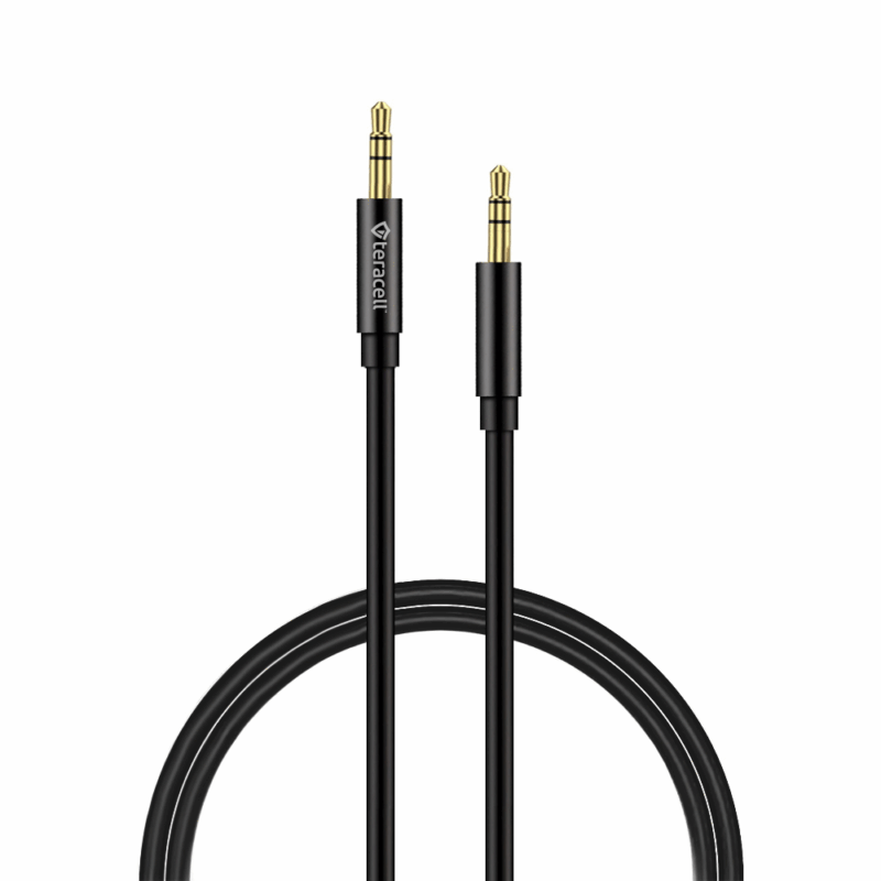 Audio kabl Teracell Aux 3.5mm crni 1.2m