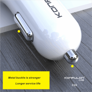 Auto punjac KONFULON C20 5V 3.1A Dual USB