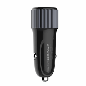 Auto punjac Pluginn PI-35 2xUSB, 2.4A  sa Type C kablom beli
