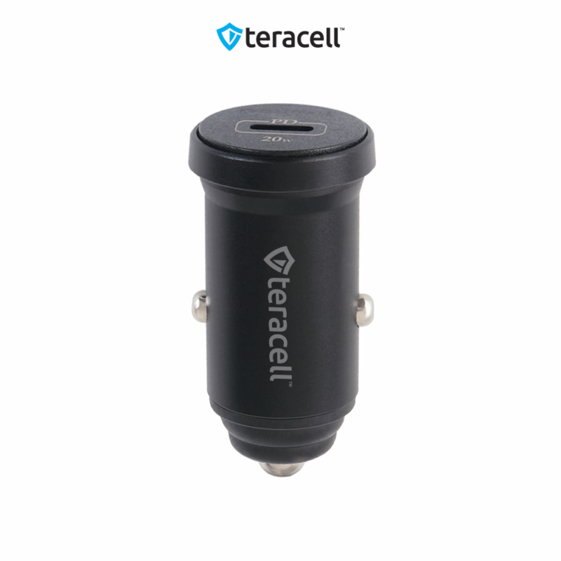 Auto punjac Teracell Evolution TC-12 PD 20W crni sa PD Type C kablom crni