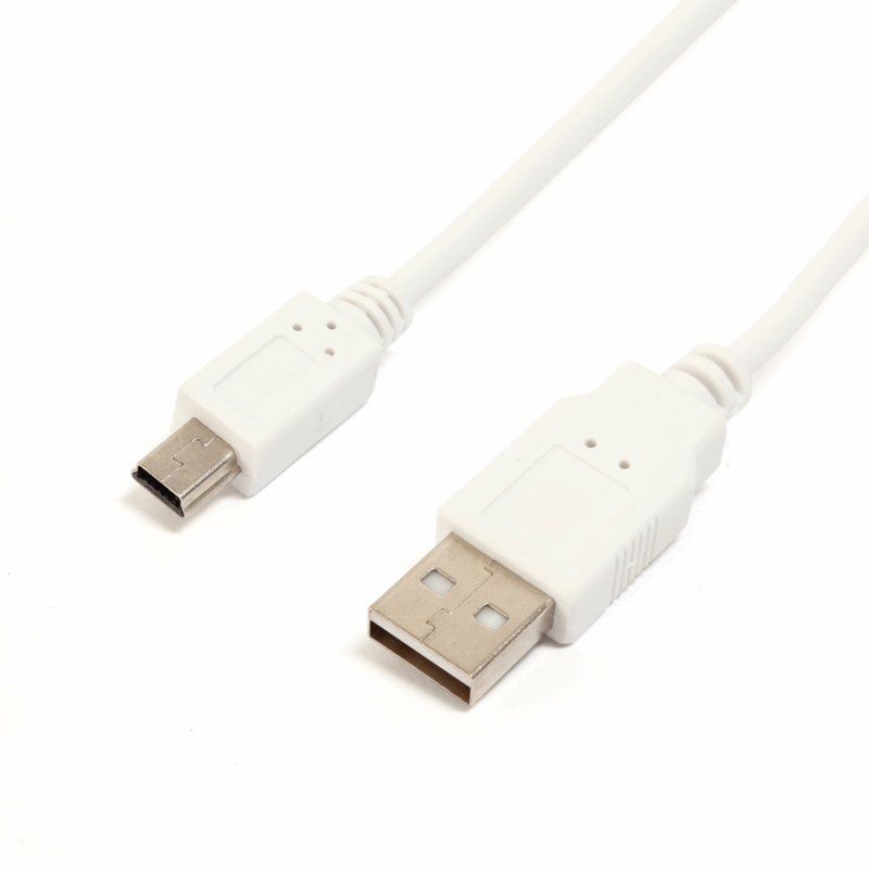 Auto punjac Teracell Ultra DC01 2.4A sa Mini USB kablom beli