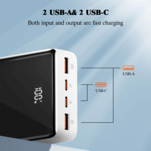 Back up baterija LDNIO PQ22 20000mah, 22.5W, crno bela
