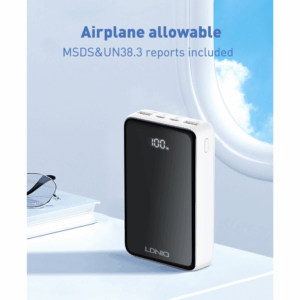 Back up baterija LDNIO PQ22 20000mah, 22.5W, crno bela