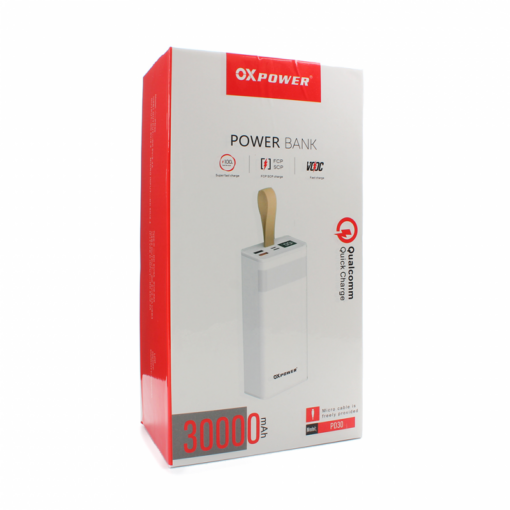 Back up baterija Oxpower PD30 PD QC 22.5W 30000 mAh crna - Image 5