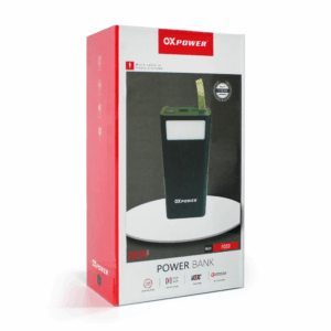 Back up baterija Oxpower PD50 PD QC 22.5W 50000 mAh crna