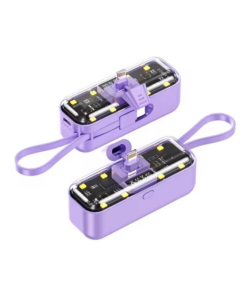 Back up baterija privezak Oxpower 5000mAh lightning ljubicasta