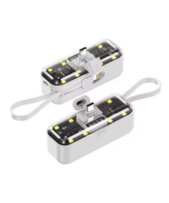 Back up baterija privezak Oxpower 5000mAh Type C bela