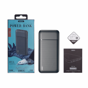 Power bank prenosiva baterija REMAX Lango RPP-96 2USB 10000mAh crna