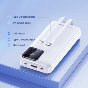 Back up baterija REMAX Suji Series RPP-513 20W+22.5W PD+QC 20000mAh plava