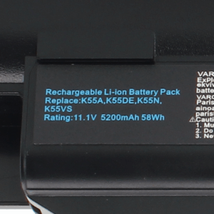 Baterija za laptop Asus K55 11.1V  5200mAh HQ2200