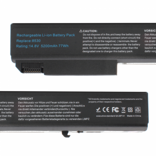 Baterija za laptop HP Elitebook 8530p 8540w 14.8 5200mAh HQ2200 - Image 2