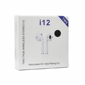 Bluetooth slusalice Airpods i12 TWS crne HQ