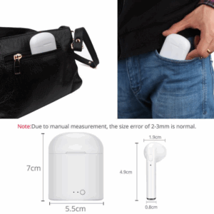 Bluetooth slusalice Airpods i7s TWS crvene HQ