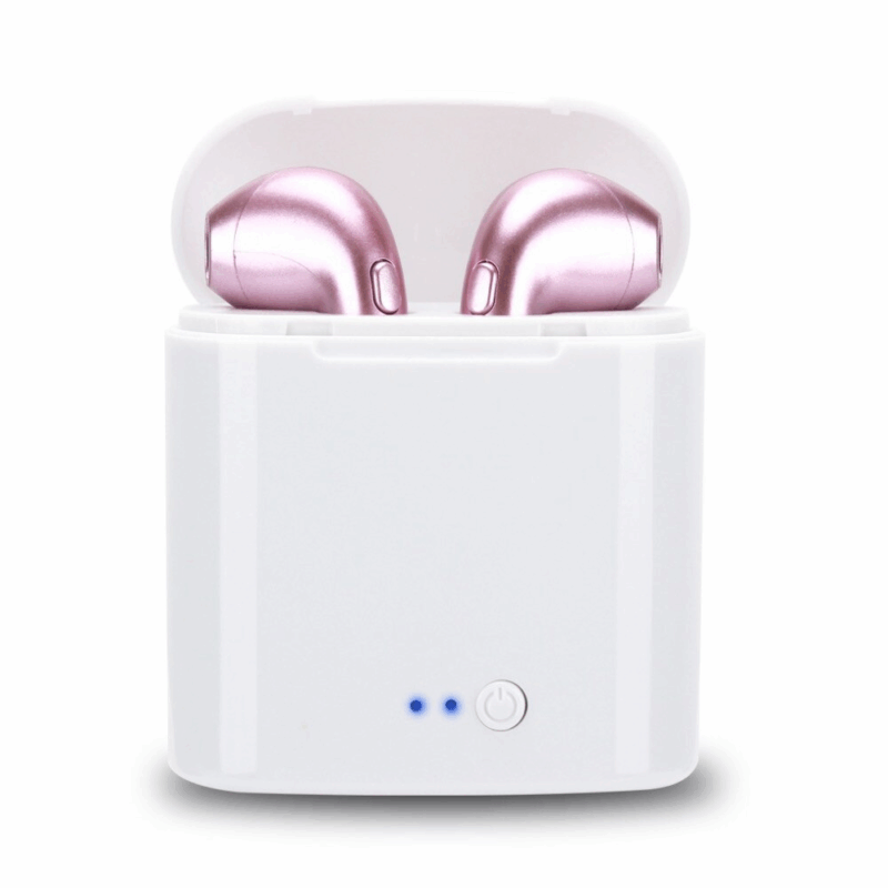 Bluetooth slusalice Airpods i7s TWS ljubicaste HQ