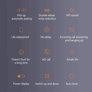 Bluetooth slusalice Airpods Wireless L2 crne