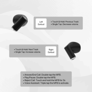 Bluetooth slusalice Fantech TX1 Lite Mithril crne