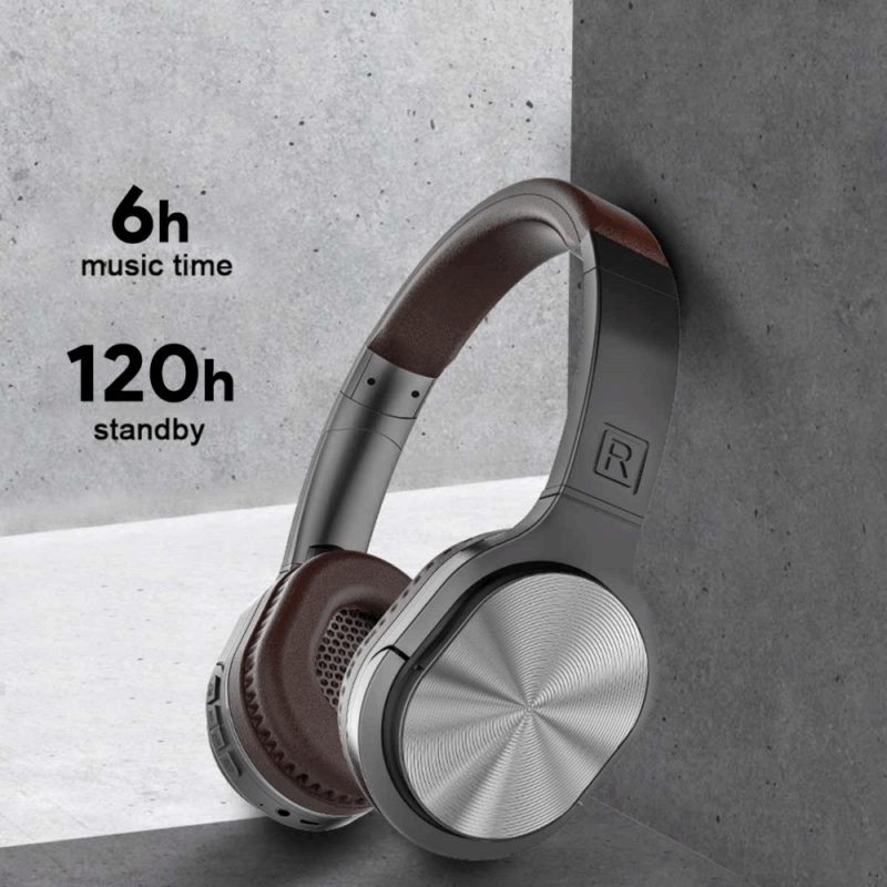 Bluetooth slusalice Lelisu LS-202 sive
