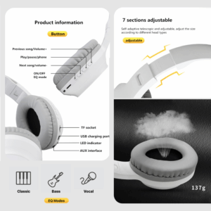 Bluetooth slusalice Sodo SD-703 roze