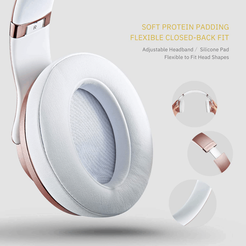 Bluetooth slusalice DOQAUS VOUGE 5 roze