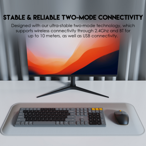 Combo mis tastatura wireless Fantech WK-895 plavi - Image 3