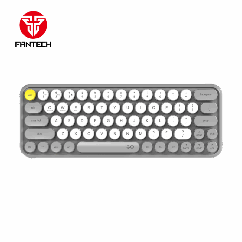 Combo mis tastatura wireless Fantech WK-896 GO Mochi65 sivi