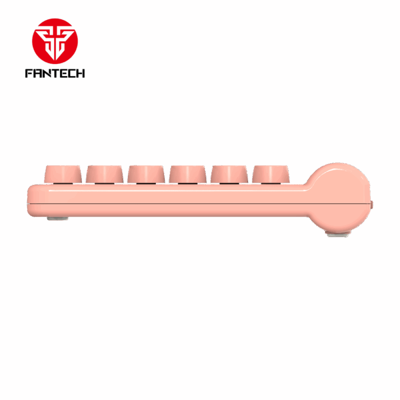 Combo mis tastatura wireless Fantech WK-897 GO Mochi80 narandzasti