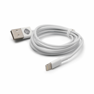 Data kabl Teracell Plus 2.4A za iPhone lightning beli 1.2m