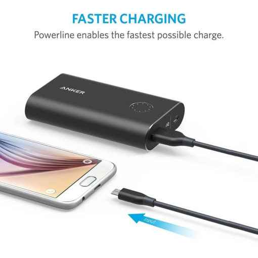 Data kabl ANKER PowerLine micro USB crni 1.8m - Image 3