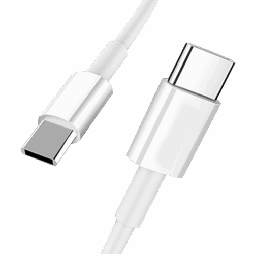 Data kabl KONFULON DC15 PD 18W Type C na Type C beli 1m