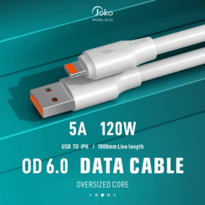 Data kabl KONFULON DL24, 5A, 120W, USB na iPhone lightning beli 1m