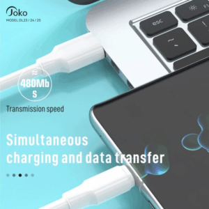 Data kabl KONFULON DL24, 5A, 120W, USB na iPhone lightning beli 1m