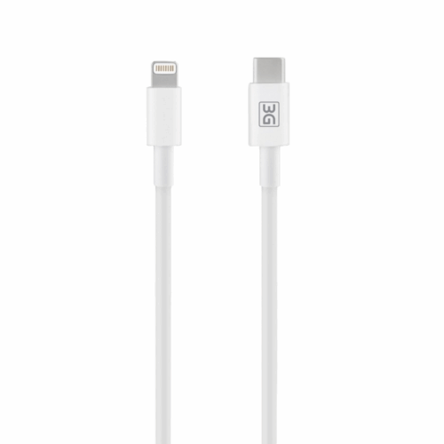Data kabl L 3G 27W Type C na Lightning beli 1m