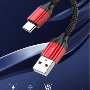 Data kabl LDNIO LS432 iPhone lightning sivi 2m