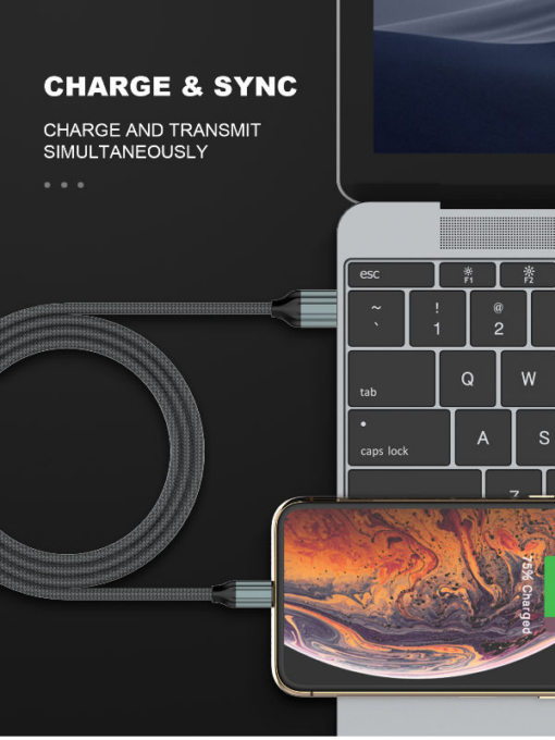 Data kabl LDNIO LS432 micro USB crni 2m - Image 5