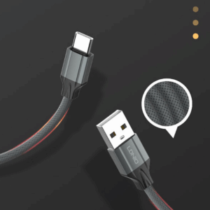 Data kabl LDNIO LS441 iPhone lightning sivi 1m