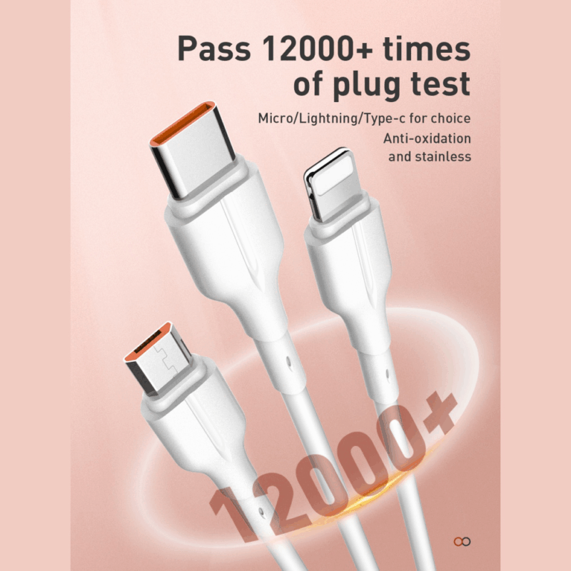 Data kabl LDNIO LS841 25W Fast iPhone lightning beli 1m