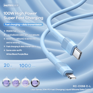 Data kabl REMAX Leya Series PD 20W Fast Charging RC-C056 Type C na iPhone lightning beli