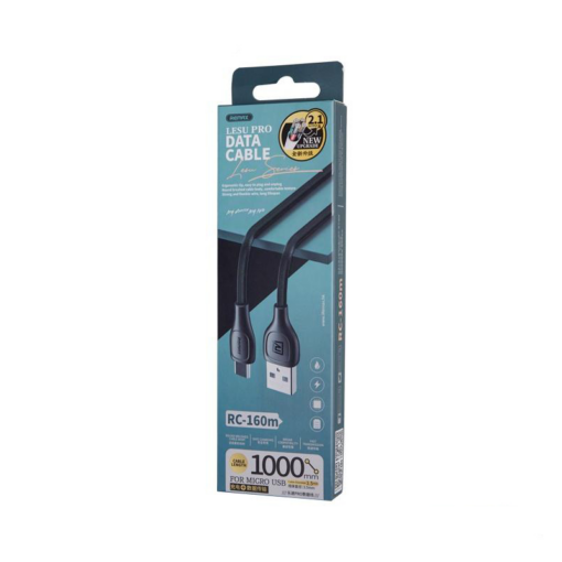 Data kabl REMAX RC-160m 2.1A micro USB crni - Image 2