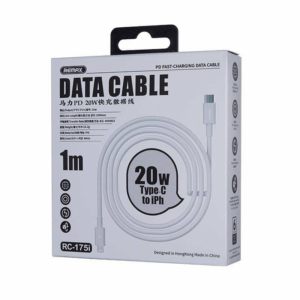 Data kabl REMAX RC-175i PD 20W iPhone Type C na iPhone lightning beli 1m
