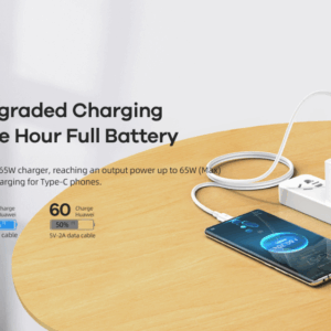 Data kabl REMAX RC-191 Fast Charging PD 65W Type C na Type C beli