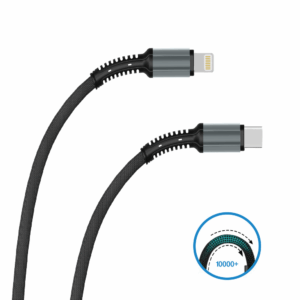 Data kabl Teracell Evolution PD Type C na iPhone 11/12/13 lightniing crni 1m