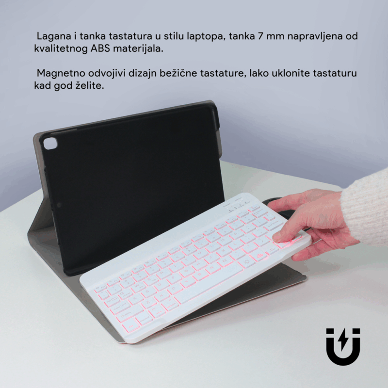 Futrola sa tastaturom i misem za iPad 10.2 2019/2020/2021 bez