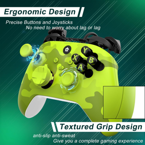 Joypad WIFI kontroler za XBOX One, XBOX X series, PC Windows, PS 3 army zelena - Image 3