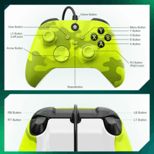 Joypad WIFI kontroler za XBOX One, XBOX X series, PC Windows, PS 3 army zelena
